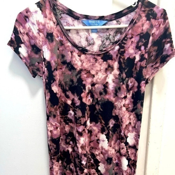 Vera Wang scoop neck t-shirt - Picture 1 of 2